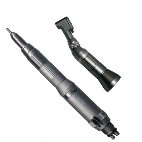 Комплект: мікромотор, прямий і кутовий наконечники Комплект: мікромотор, прямий і кутовий наконечники